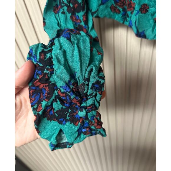 Free People Hilary Printed Top Women’s Size L - Picture 4 of 12